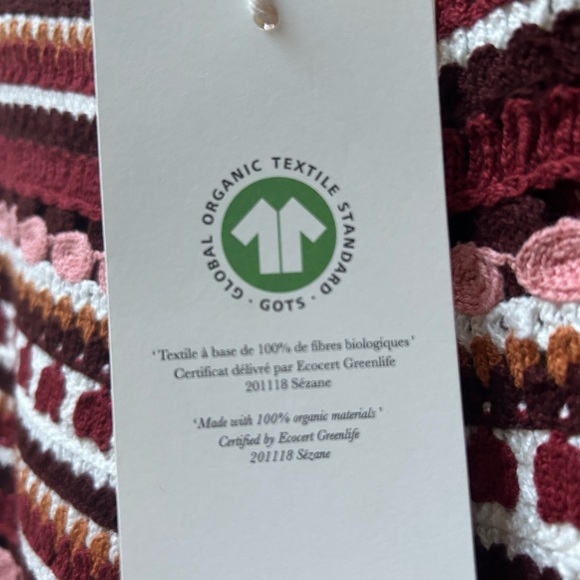 La Maille Sezane Multicolor Crochet Women Shorts - Picture 4 of 6